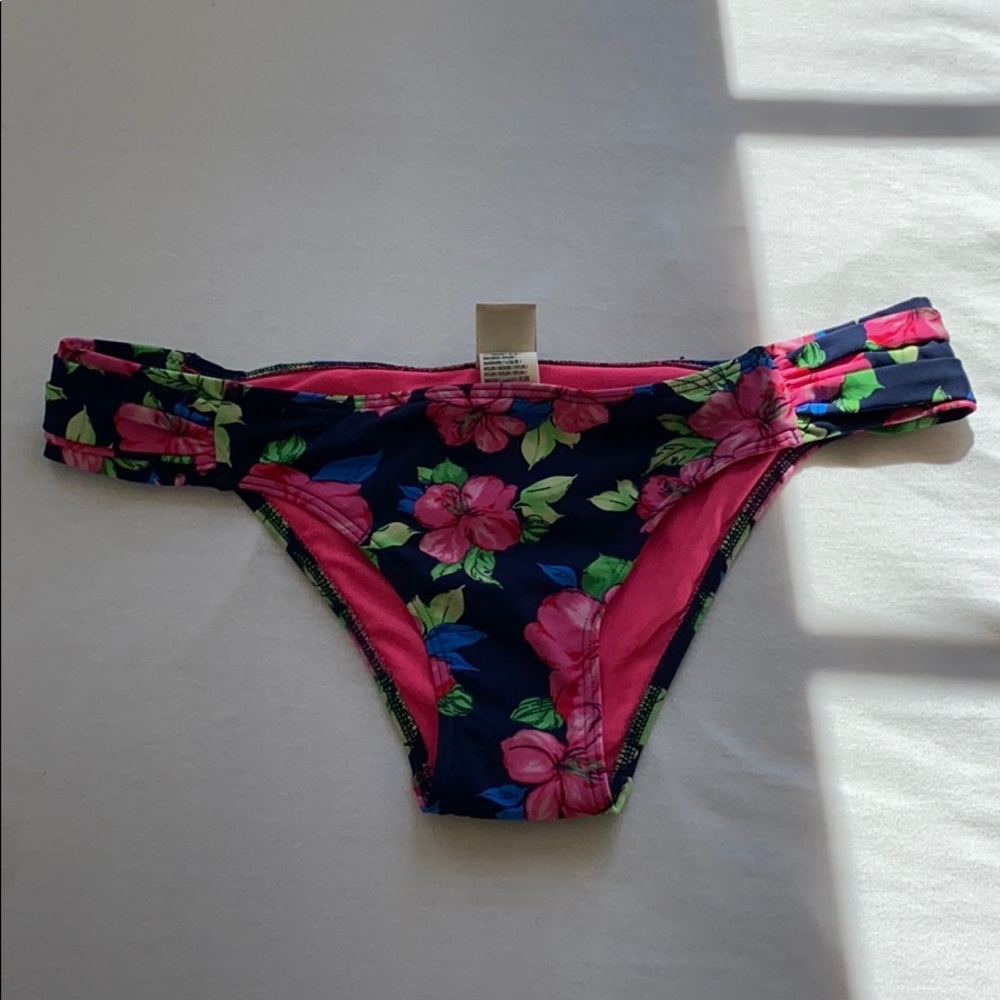hollister floral swim bottoms